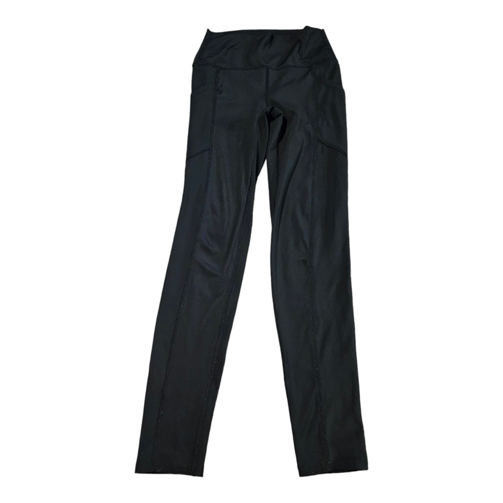 Zenana Small Black Leggings *flaw*